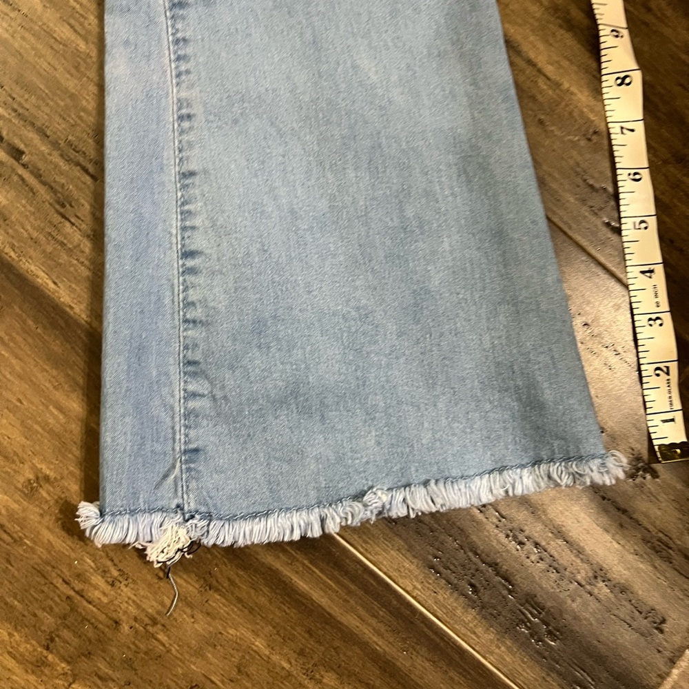 Ladies Red Bottoms pants light denim wash flare jeans sz 13/31 - Picture 5 of 7
